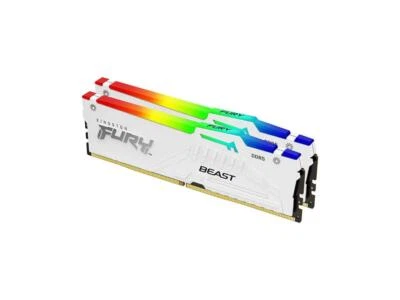 Kingston FURY Beast RGB 64GB (2 x 32GB) 288-Pin PC RAM DDR5 6000 (PC5 48000) Des - Image 1 of 2