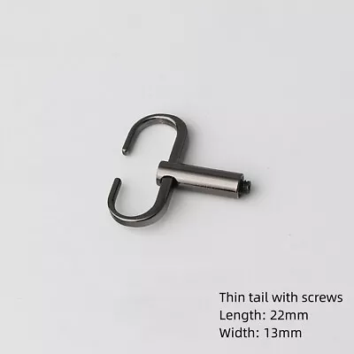 2pcs Bag Chain Strap Adjustable Buckle Handbag Handle Length Change Metal Hooks - Image 1 of 4