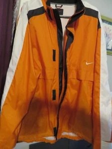 Original NIKE Windbreaker Jacket, Orange & White, Circa 1990s - Picture 1 of 9