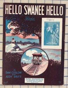 Vintage Piano Sheet Music: Hello Swanee Hello 1926 - Picture 1 of 5
