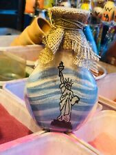 Hand Made Sand Art Colored,Bottle Sand Statue of Liberty, Camel,Names,Souvener