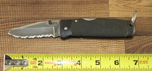 SOG Specialty Seki-Japan Single Serrated Blade Folding Knife - Picture 1 of 6