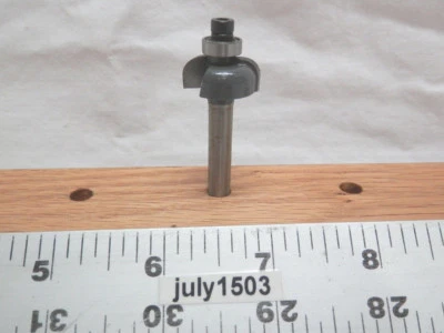 (1) NUEVA MLCS 3/16" Radio Cove Carburo Punta Router Bit 1/4" Vástago n2 Foto 1 de 4
