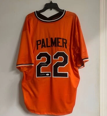Jim Palmer Baltimore Orioles HOF 1990 Autographed Signed Custom Jersey JSA COA - Image 1 of 4