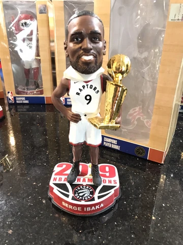 Serge Ibaka Toronto Raptors 2019 NBA Finals Champions - 8'' Player Bobblehead Cover