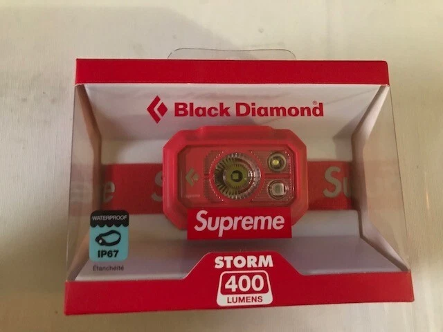Supreme Black Diamond Storm 400 Headlamp Red Fw20 Aw20