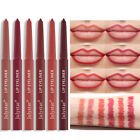 6 Color Matte Lipstick Pen Set Waterproof Lip Liner Pencil Long Lasting Cosmetic