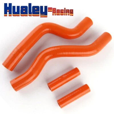 Manguera de radiador de silicona naranja para Suzuki RM250 2001-2008 2002 2004 2005 2006 207 Foto 1 de 4
