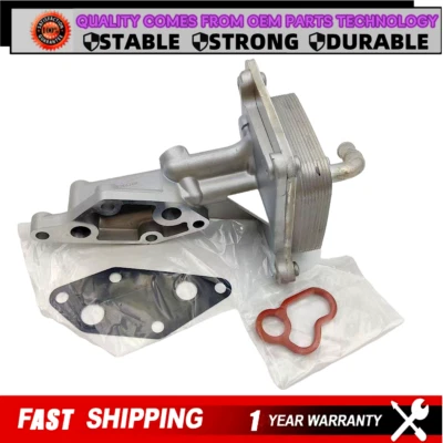 NUEVO enfriador de aceite de motor + junta 21300-JG36A para Nissan Rogue 08-15 Renault Koleos Foto 1 de 4