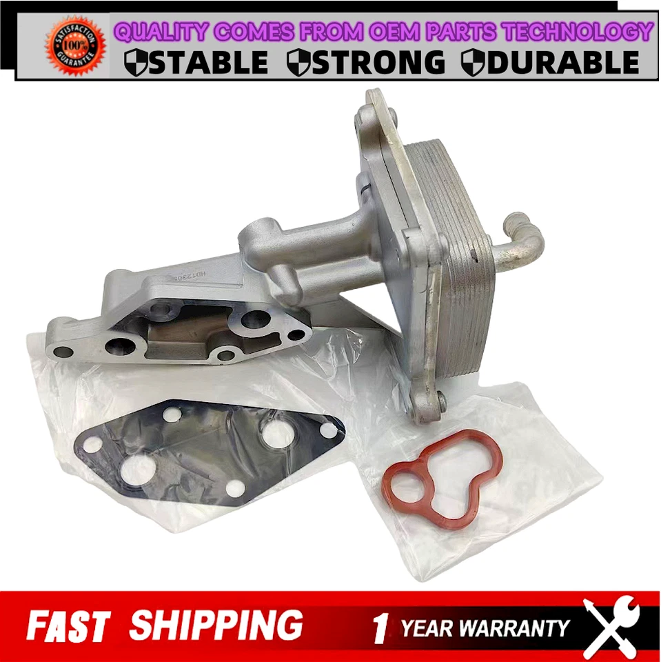 NUEVO enfriador de aceite de motor + junta 21300-JG36A para Nissan Rogue 08-15 Renault Koleos Foto 1 de 4