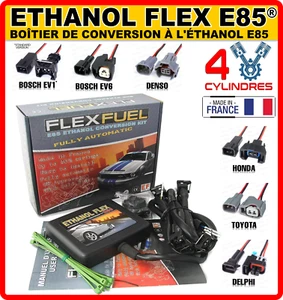 KIT ETHANOL FLEX E85 - 4 CYL., FLEX FUEL KIT, BOITIER DE CONVERSION ETHANOL E85 - Imagen 1 de 11