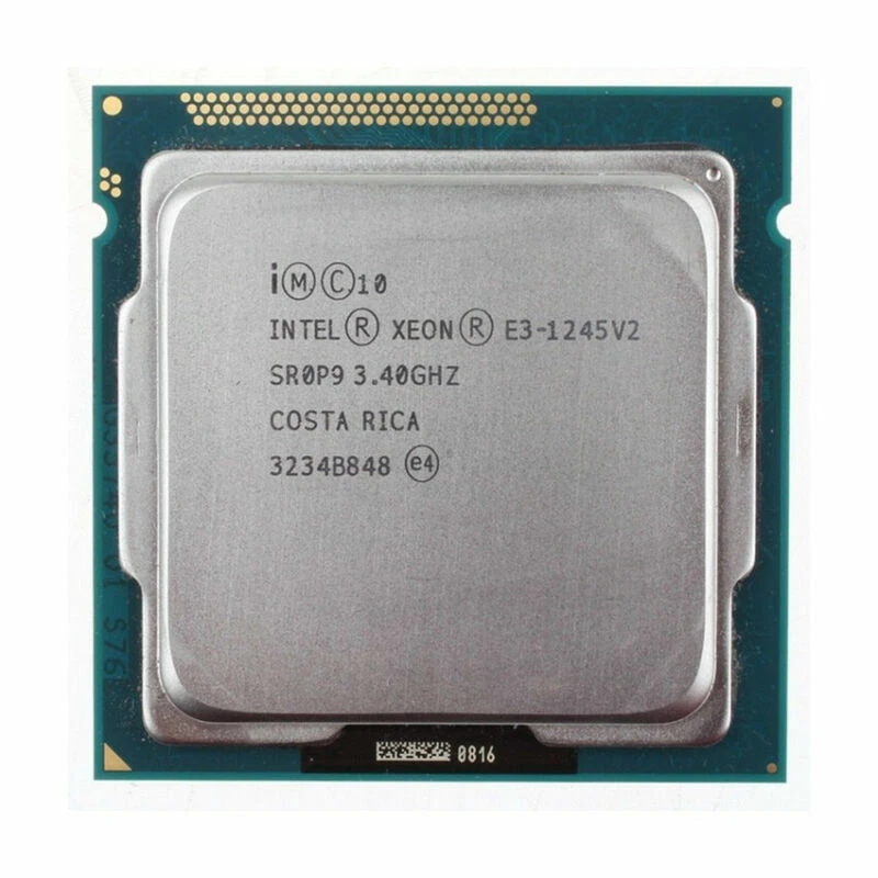 Intel Xeon E3-1245 V2 CPU 4-Cores 3.40GHz 8MB SR0P9 5GT/s LGA115 Processor - Image 1 of 1
