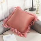 Pillow Cushion Covers Feathers Furry Home Decor Luxury Pillowcase Cushion Cover