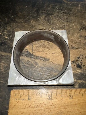 Printing Block “ Round Border “ Brass & Lead. Room For Type - Image 1 of 4