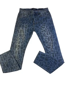 Herren AKOO 100% Authentic Größe 34 Jeans & Farbe Medium Wash Blau Denim �� - Bild 1 von 9