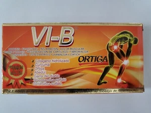 VI-B & VI-B-FLEX ORTIGA CURCUMA GLUCOSAMINA MSM COLAGENO CARTILAGO DE TIBURON - Picture 1 of 13