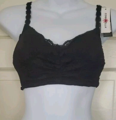 NUEVO CON ETIQUETAS COSABELLA BRALET NEGRO SWEETIE SUAVE NUNCA 1372 TALLA M Foto 1 de 4