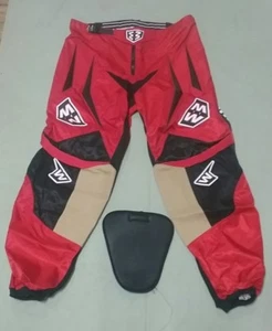 WIND RACEWARE MOTOCROSS PANTS MX-ENDURO "ELITE" RED/BLK SIZE 38" - Bild 1 von 4