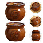  2 Pcs Soup Cup Ceramics Clay Cooking Pot Mini for Dips Steam