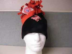 New- Nebraska Cornhuskers Adult One Size Fleece Beanie Hat - Picture 1 of 6
