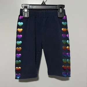 Gap Kids Girls Leggings W/ Heart Print Stripe in Navy/Multi - Picture 1 of 7