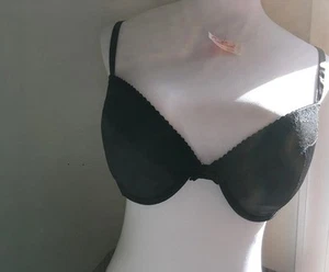Sujetador con cable ABS 223 Intimate, acolchado suave - talla 36 D negro nuevo con etiquetas $44. - Imagen 1 de 4