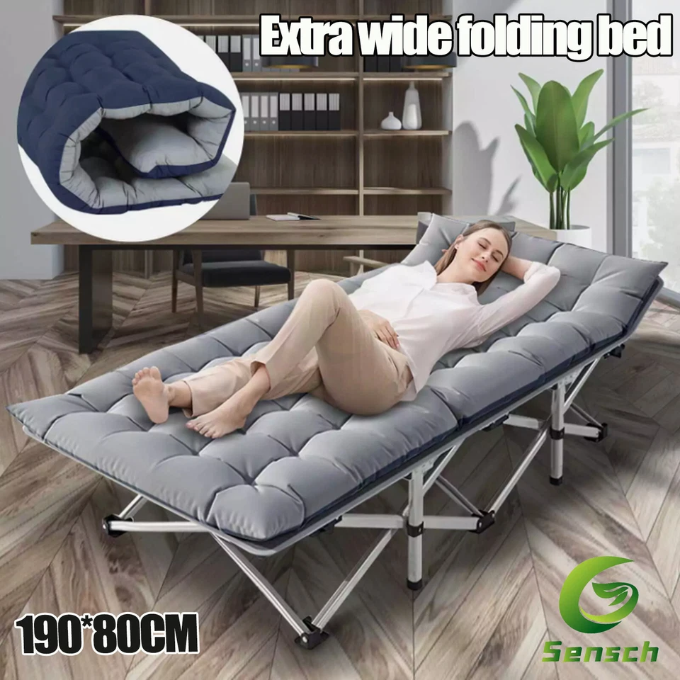 SENSCH Campingbett Klappbett Gästebett Bett klappbar Klappmatratze Faltbett +MATRATZE