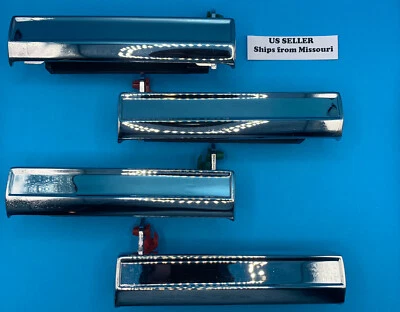 Juego de manijas de puerta exterior CROMADAS Caprice Impala S-10 Electra Blazer izquierda derecha 4 piezas Foto 1 de 4