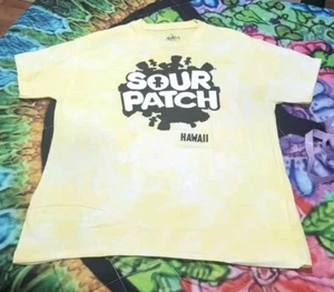 Sour Patch Hawaii T-shirt Yellow Tye Dye Size M - Picture 1 of 3