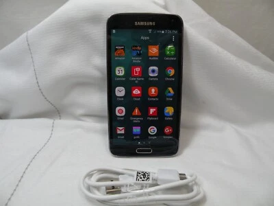 Samsung Galaxy S5, SM-G900V, 16GB, Electric Blue Verizon Smartphone, 9/10 - Image 1 of 4