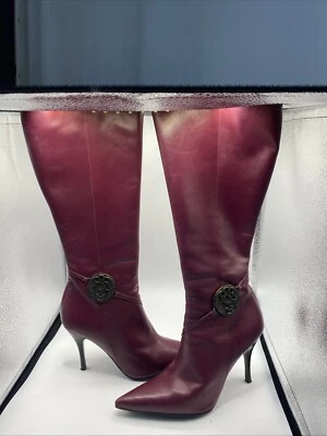 Botas Rock & Republic Mujer Todo Cuero Con Tacón Talla 6 Hechas en España Foto 1 de 4