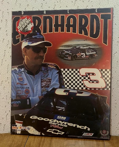 Dale Earnhardt 3 - 16×20 2000 Nascar Starline POSTER on Wood SEALED Cover