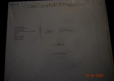VINTAGE VINYL GLEN CAMPBELL "OH HAPPY DAY" Orig. Sleeves, Pre-Owned, 1970s - Image 1 of 3