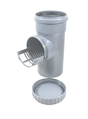 Fallrohrfilter DN110 Regensammler Regenablauf mit Laubfang Regenrohrfilter  - Bild 1 von 4