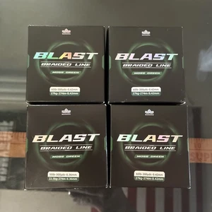 Angelschnur 60lbs Mossy Green Blast Geflochtene Schnur 300yds 0,42mm Angelschnur   - Bild 1 von 3