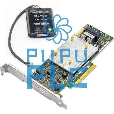 New MICROSEMI SOLUTIONS SDN BHD 2290200-R 12G 8PORT SMARTRAID 3152-8I +Battery - Image 1 of 4