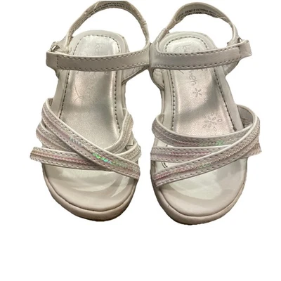 Sandalias Korner Babygirl para niños blancas talla 5C Foto 1 de 4