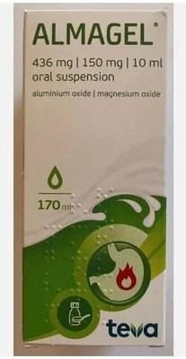 TEVA Almagel Suspension zum Einnehmen Magensäuregeschwür Symptome Gastro Reflux...
