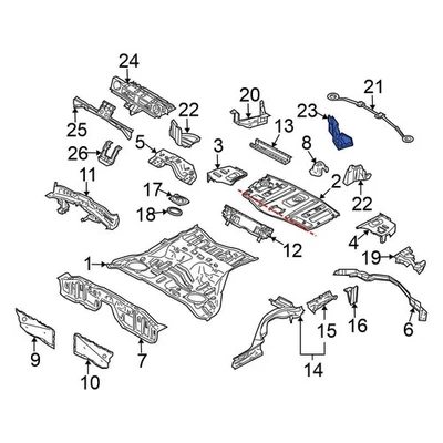 For Nissan 350Z 2003-2009 Nissan 64824CD000 Vapor Canister Bracket Foto 1 de 4