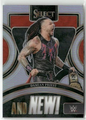 2024 Panini Select WWE #11 Damian Priest And NEW! Silver Prizm - Image 1 of 2