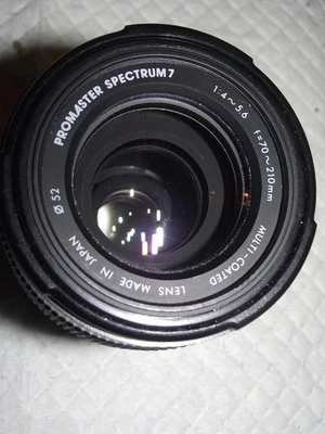 PROMASTER SPECTRUM 7, 70-210MM F4.0-5.6 MACRO ZOOM LENS FOR CANON FD MOUNT - Image 1 of 3