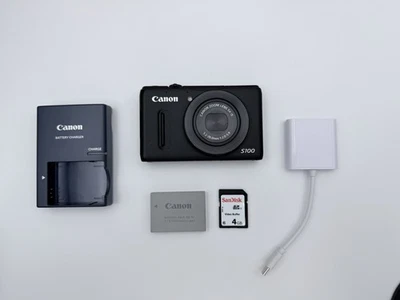 Canon S100-3.0" 460k LCD,100% Viewfinder,3cm Macro,ENGLISH,Practical Cam - Image 1 of 4