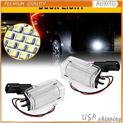 Luces de cortesía LED completas blancas para puerta lateral Toyota/Sienna/Camry/Avalon/Tundra K Foto 1 de 4