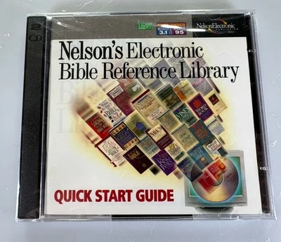 VINTAGE NEW Nelson's Electronic Bible Reference Library - 1997 PC CD-ROM - Image 1 of 4