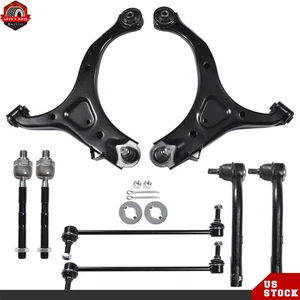 8× Kit Control Arm Ball Joint Sway Bar Link Tie Rod End LH RH For 08-10 Santa Fe - Picture 1 of 8