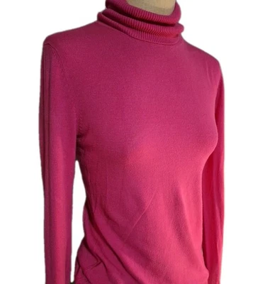 Suéter para mujer The Limited Hot Pink cuello tortuga XS Foto 1 de 4