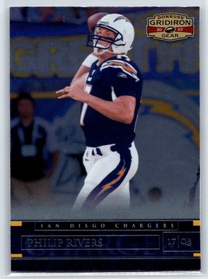 Carregadores Donruss Gridiron Gear Philip Rivers San Diego 2007 #97 - Imagem 1 de 2