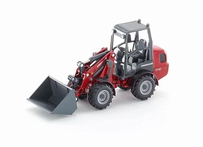siku 3059, Weidemann Hoftrac Four-Wheel Loader, 1:32, Metal/Plastic, Red, Movabl - Image 1 of 4