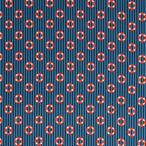 Canvas Heiner Rettungsringe maritim   Reststück 69-72 cm - Bild 1 von 1