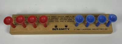 Cardinal Industries Insanity Peg Board Game Vintage 1987 - Image 1 of 4
